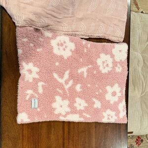 Pink Floral Kids Blanket
